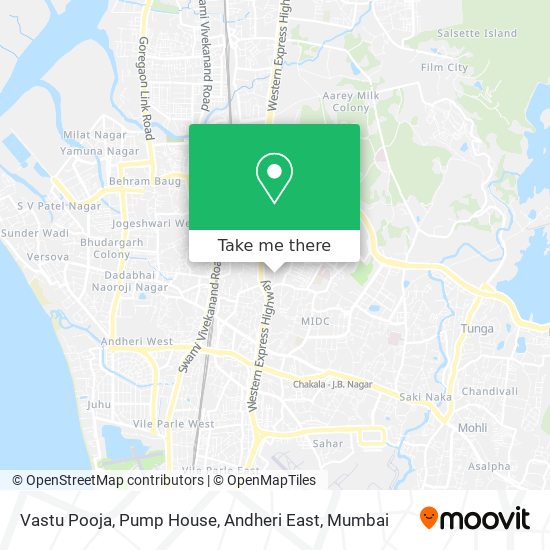 Vastu Pooja, Pump House, Andheri East map