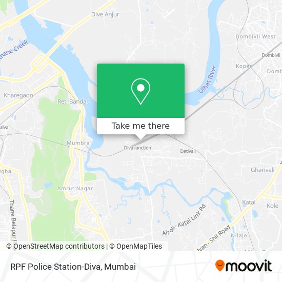 RPF Police Station-Diva map