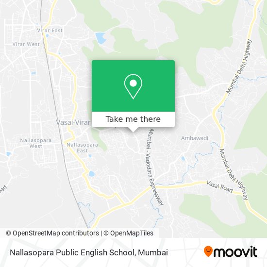 Nallasopara Public English School map