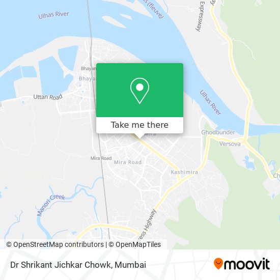 Dr Shrikant Jichkar Chowk map