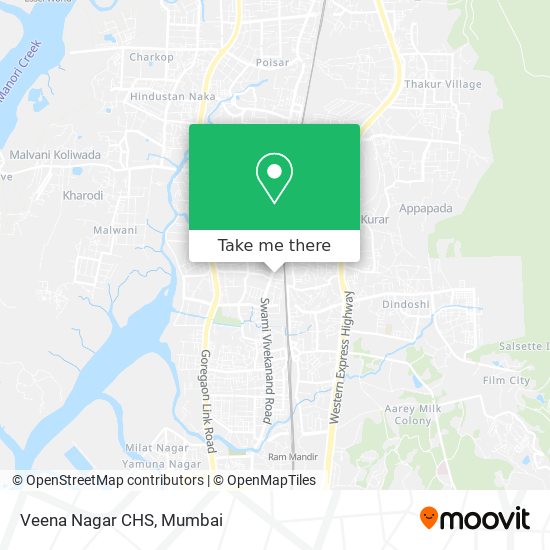 Veena Nagar CHS map