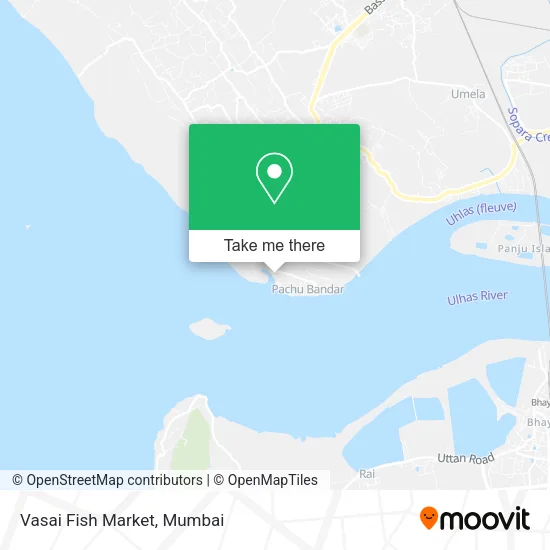 Vasai Fish Market map