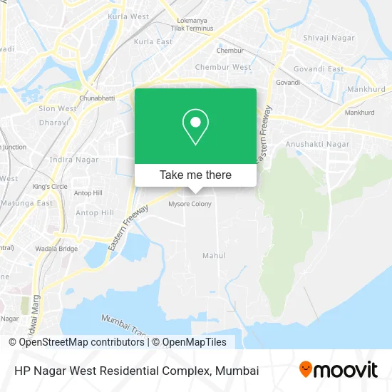 HP Nagar West Residential Complex map