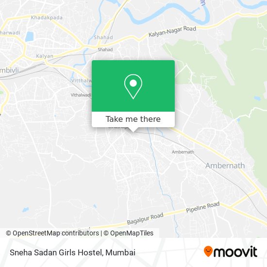 Sneha Sadan Girls Hostel map