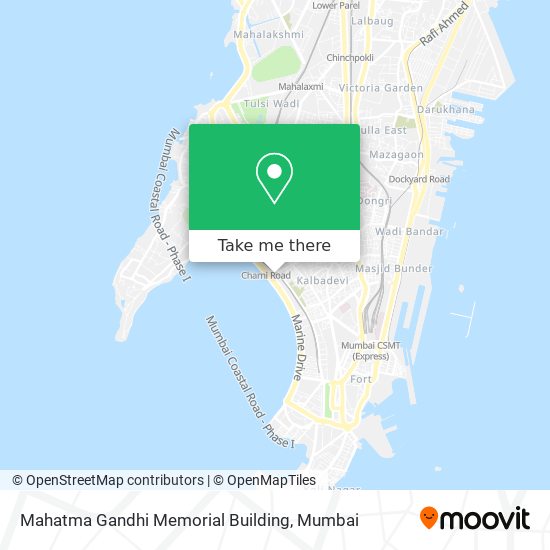 Mahatma Gandhi Memorial Building map