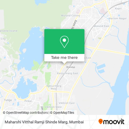 Maharshi Vitthal Ramji Shinde Marg map