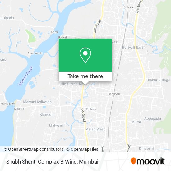 Shubh Shanti Complex-B Wing map