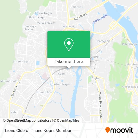 Lions Club of Thane Kopri map