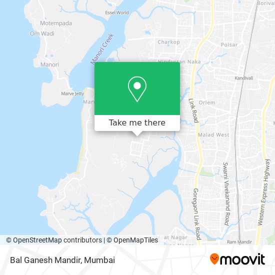 Bal Ganesh Mandir map
