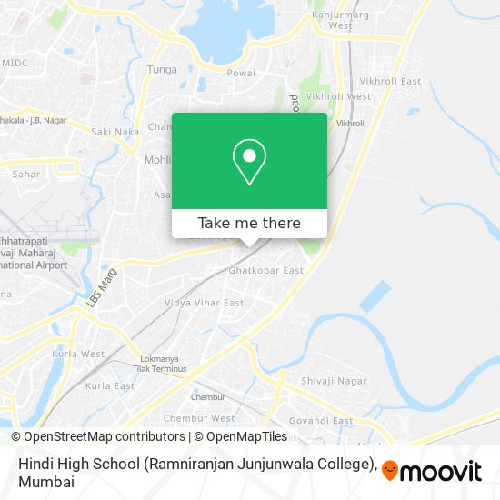Hindi High School (Ramniranjan Junjunwala College) map