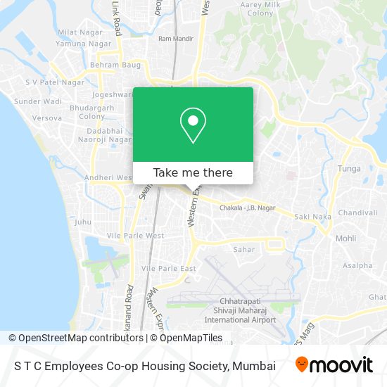 S T C Employees Co-op Housing Society map