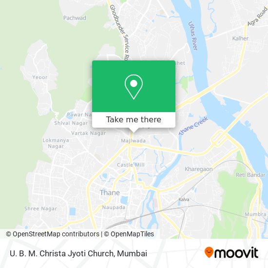 U. B. M. Christa Jyoti Church map