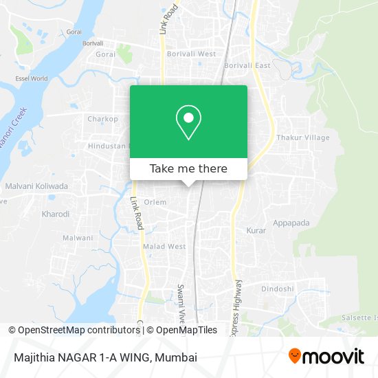 Majithia NAGAR 1-A WING map