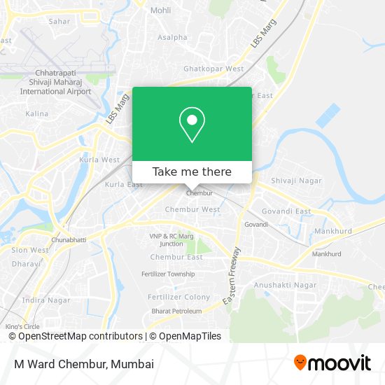 M Ward Chembur map