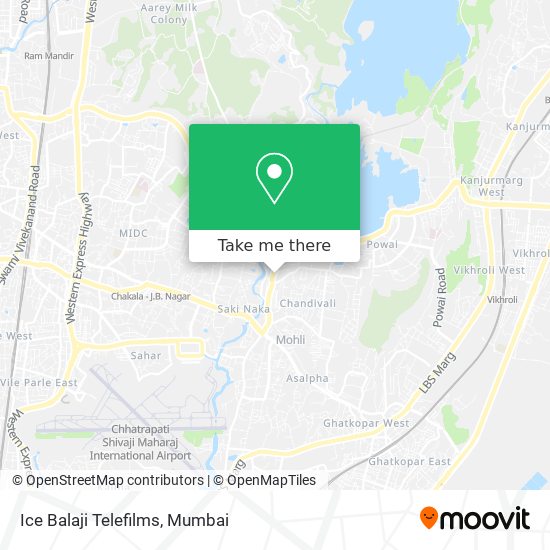 Ice Balaji Telefilms map