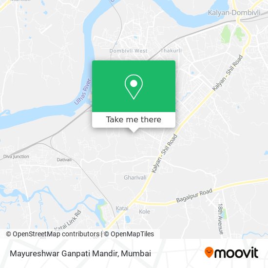 Mayureshwar Ganpati Mandir map