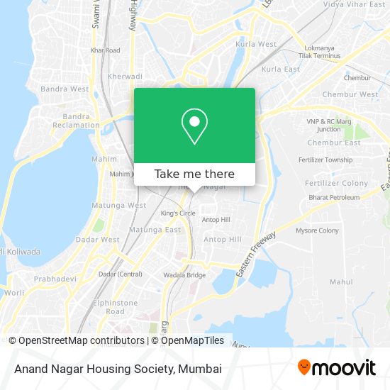 Anand Nagar Housing Society map