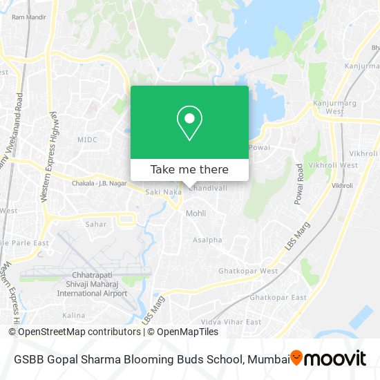 GSBB Gopal Sharma Blooming Buds School map