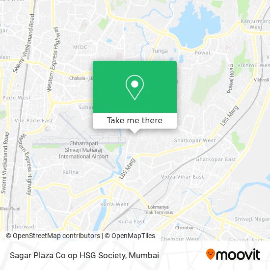 Sagar Plaza Co op HSG Society map