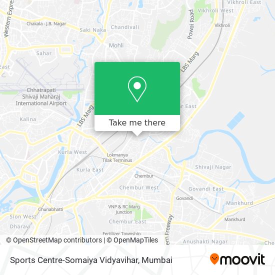 Sports Centre-Somaiya Vidyavihar map