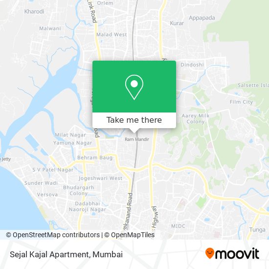 Sejal Kajal Apartment map