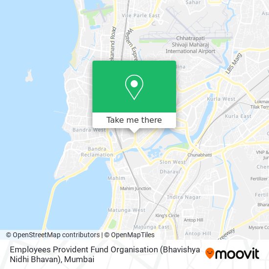 Employees Provident Fund Organisation (Bhavishya Nidhi Bhavan) map