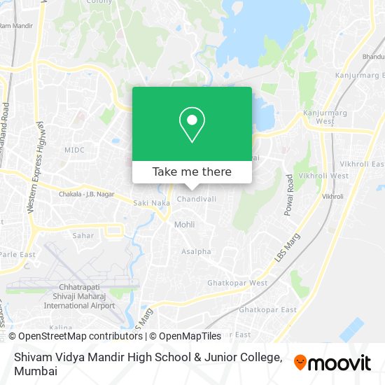Shivam Vidya Mandir High School & Junior College map