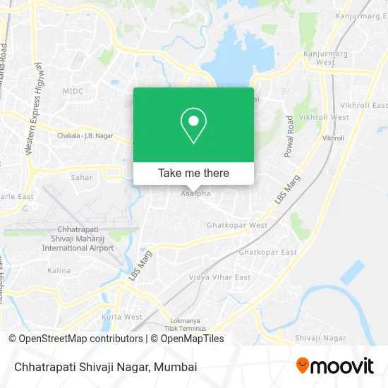 Shree Chhatrapati Shivaji Nagar map