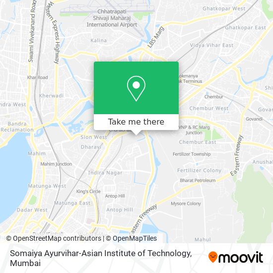 Somaiya Ayurvihar-Asian Institute of Technology map