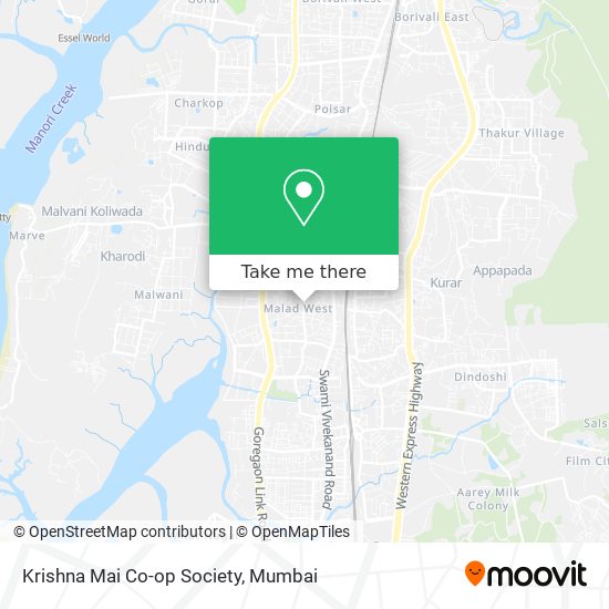 Krishna Mai Co-op Society map