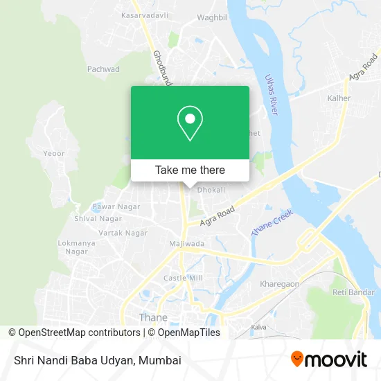 Shri Nandi Baba Udyan map