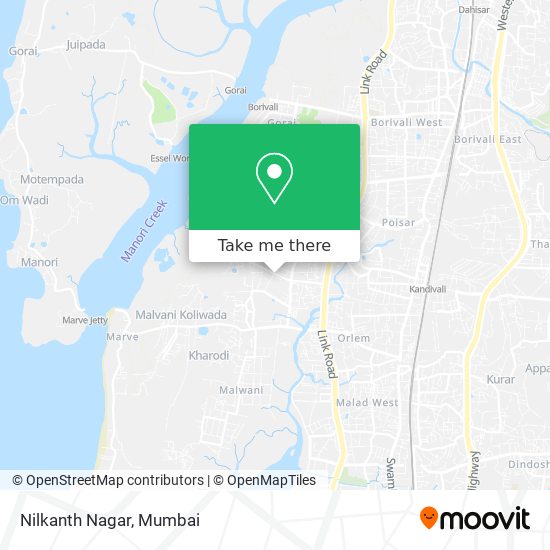 Nilkanth Nagar map