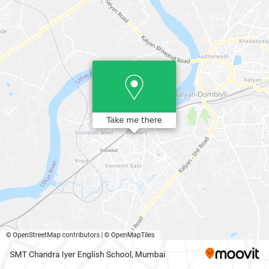 SMT Chandra Iyer English School map
