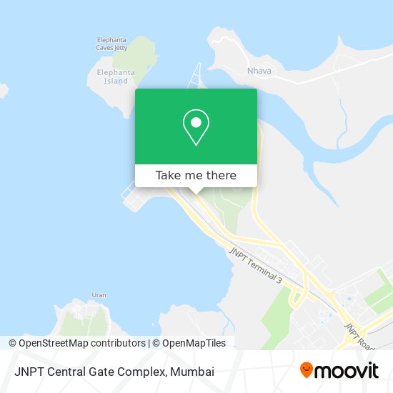 JNPT Central Gate Complex map