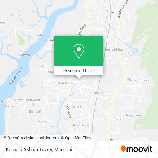 Kamala Ashish Tower map