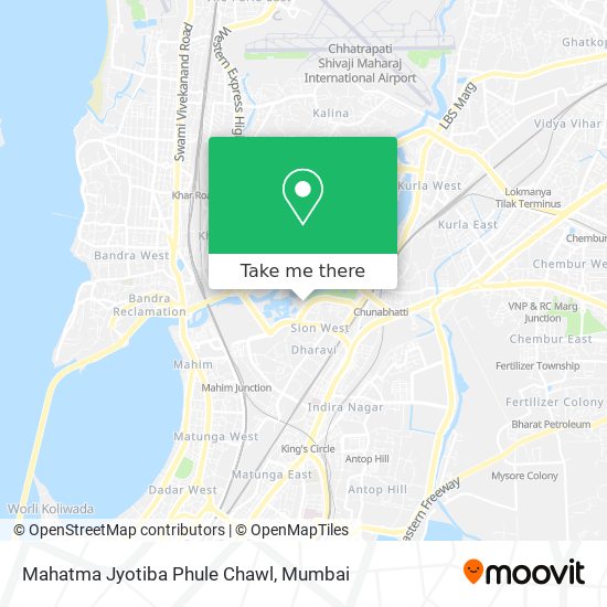 Mahatma Jyotiba Phule Chawl map