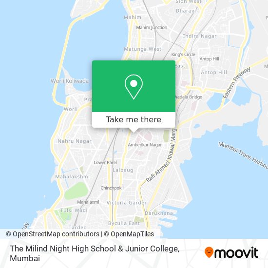 The Milind Night High School & Junior College map