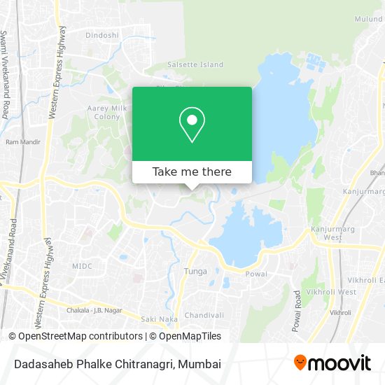 Dadasaheb Phalke Chitranagri map