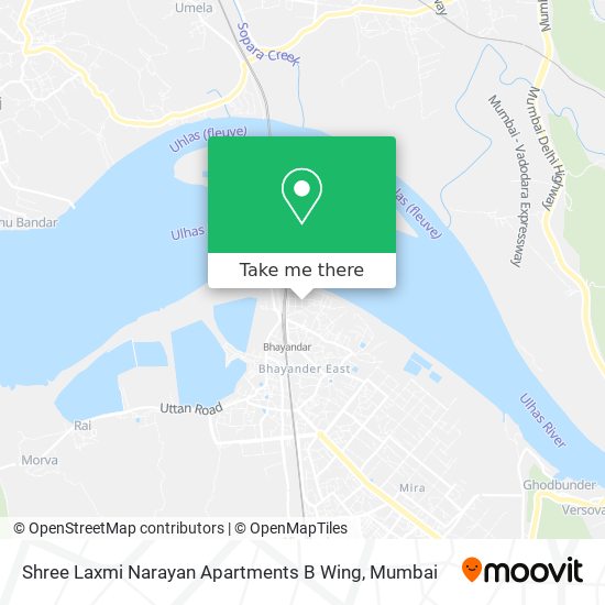 Shree Laxmi Narayan Apartments B Wing map