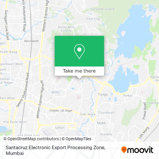 Santacruz Electronic Export Processing Zone map