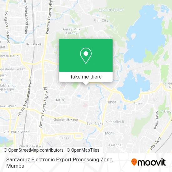 Santacruz Electronic Export Processing Zone map