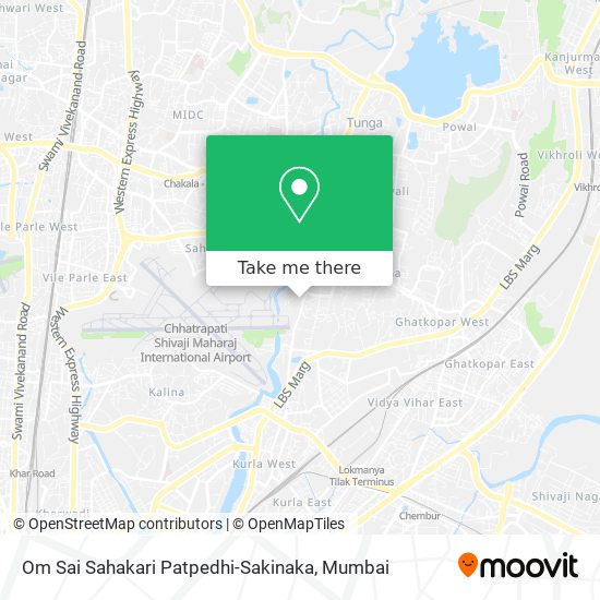 Om Sai Sahakari Patpedhi-Sakinaka map
