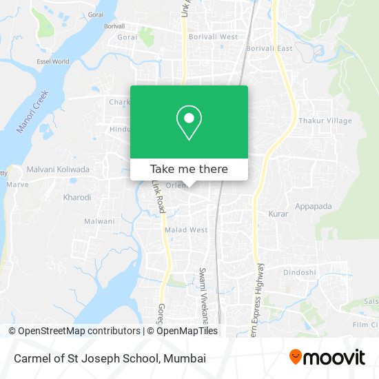 Carmel of St Joseph School map