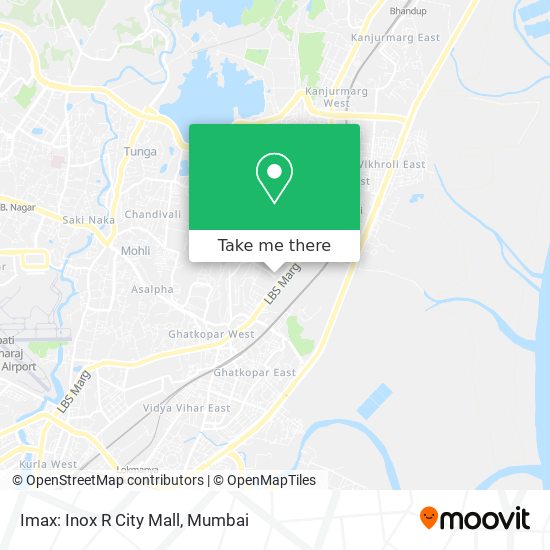 Imax: Inox R City Mall map