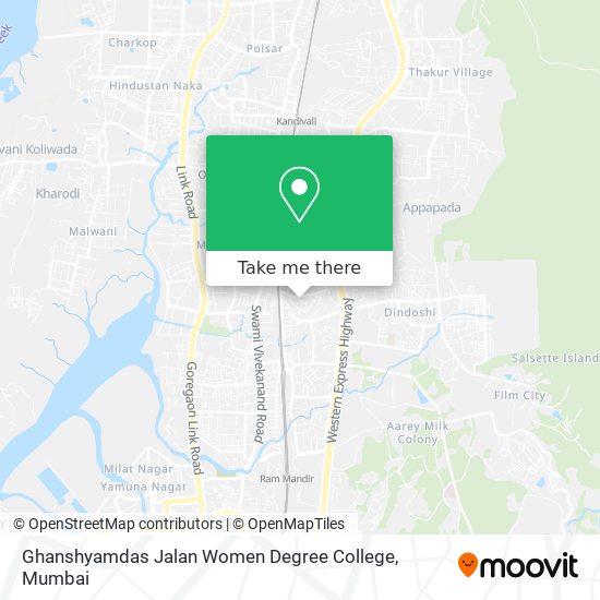 Ghanshyamdas Jalan Women Degree College map