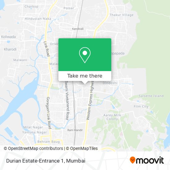 Durian Estate-Entrance 1 map