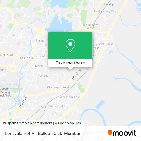 Lonavala Hot Air Balloon Club map