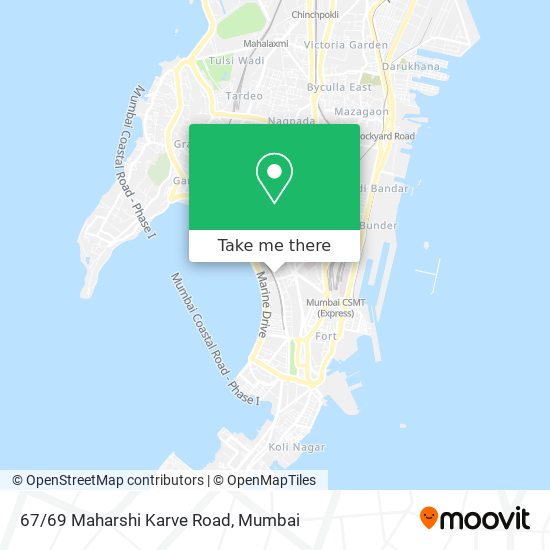 67/69 Maharshi Karve Road map