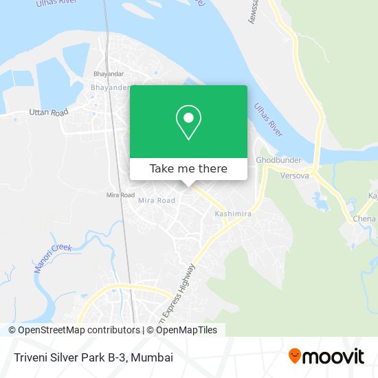 Triveni Silver Park B-3 map