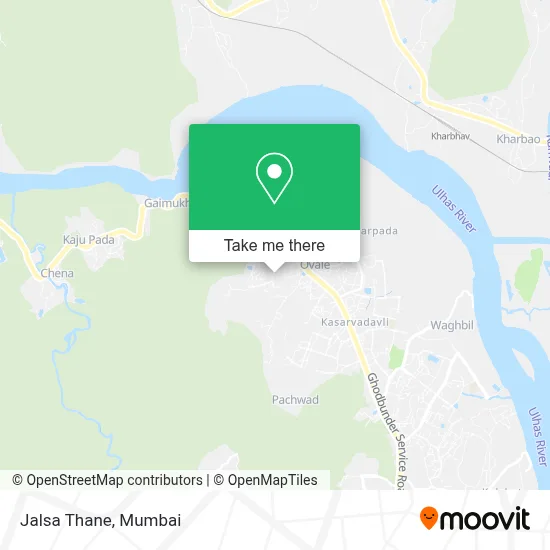 Jalsa Thane map